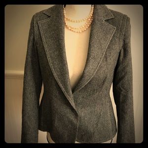 Vintage Saks Fifth Avenue Gray Wool Jacket